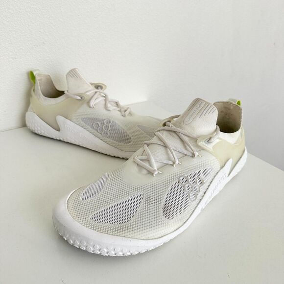 Vivobarefoot Motus Strength Zero Drop Vegan Sneaker White Men's Size EU 48 US 14